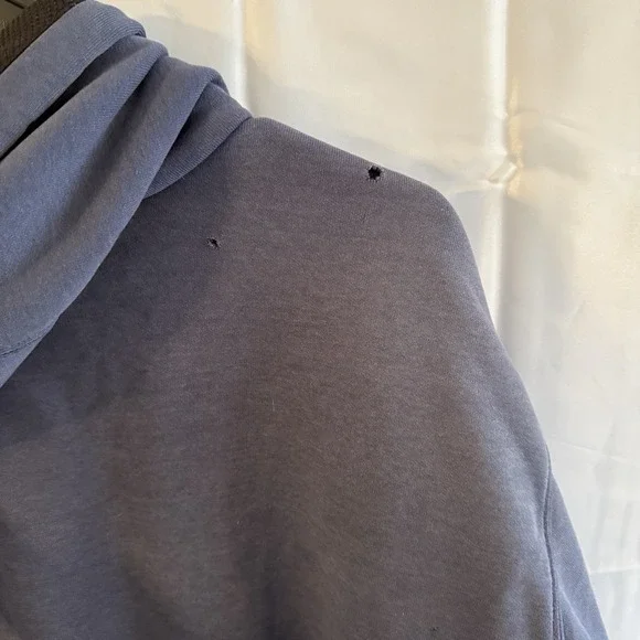 Vintage Carhartt K185‎ DKB Full Zip Distressed Faded Hoodie Sweatshirt Mens XL